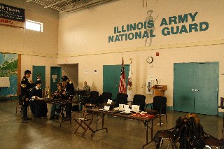 Setting up for visitors